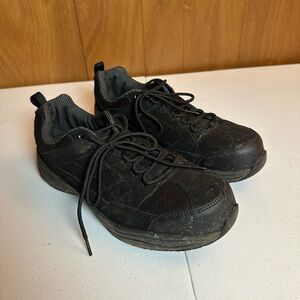 Black Steel Toe Work/Casual Shoes